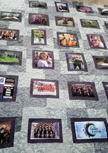 Load image into Gallery viewer, Memory Photo Quilts,Keepsake Quilts, Retirement, Graduation, Mothers Day , Fathers Day Quilts