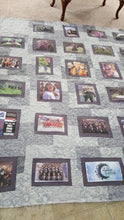 Load image into Gallery viewer, Memory Quilt, Keepsake quilt, Wedding Quilt, Graduation Quilt, Retirement quilt, Vacation Quilt,