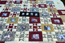 Load image into Gallery viewer, Memory Photo Quilts,Keepsake Quilts, Retirement, Graduation, Mothers Day , Fathers Day Quilts
