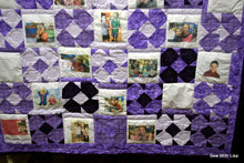 Load image into Gallery viewer, Memory Photo Quilts,Keepsake Quilts, Retirement, Graduation, Mothers Day , Fathers Day Quilts
