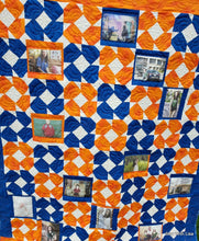 Load image into Gallery viewer, Memory Photo Quilts,Keepsake Quilts, Retirement, Graduation, Mothers Day , Fathers Day Quilts
