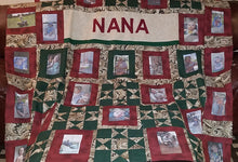 Load image into Gallery viewer, Memory Quilt,  Keepsake quilt, Wedding Quilt,  Graduation Quilt,  Retirement quilt,  Vacation Quilt,
